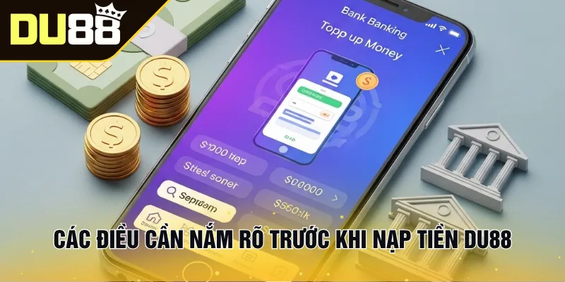 Các điều cần nắm rõ trước khi nạp tiền Du88