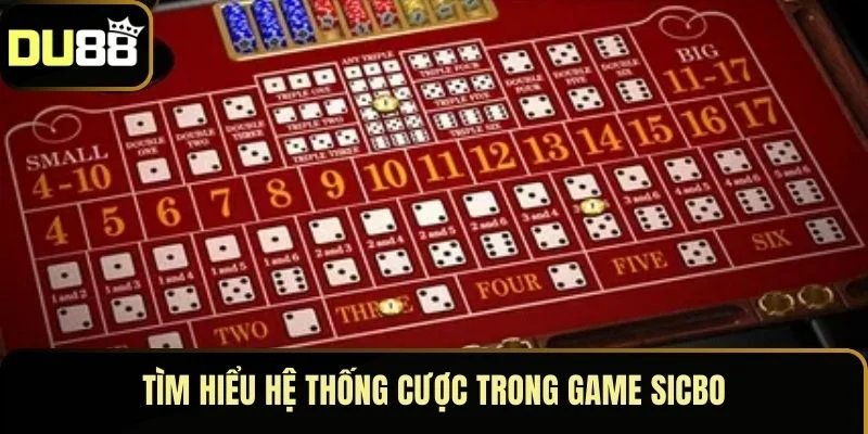 Tìm hiểu hệ thống cược trong game Sicbo